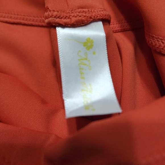 Leggings Crossover High Waisted Design With Side Pocket Sz Large 10 NWT - Picture 12 of 13